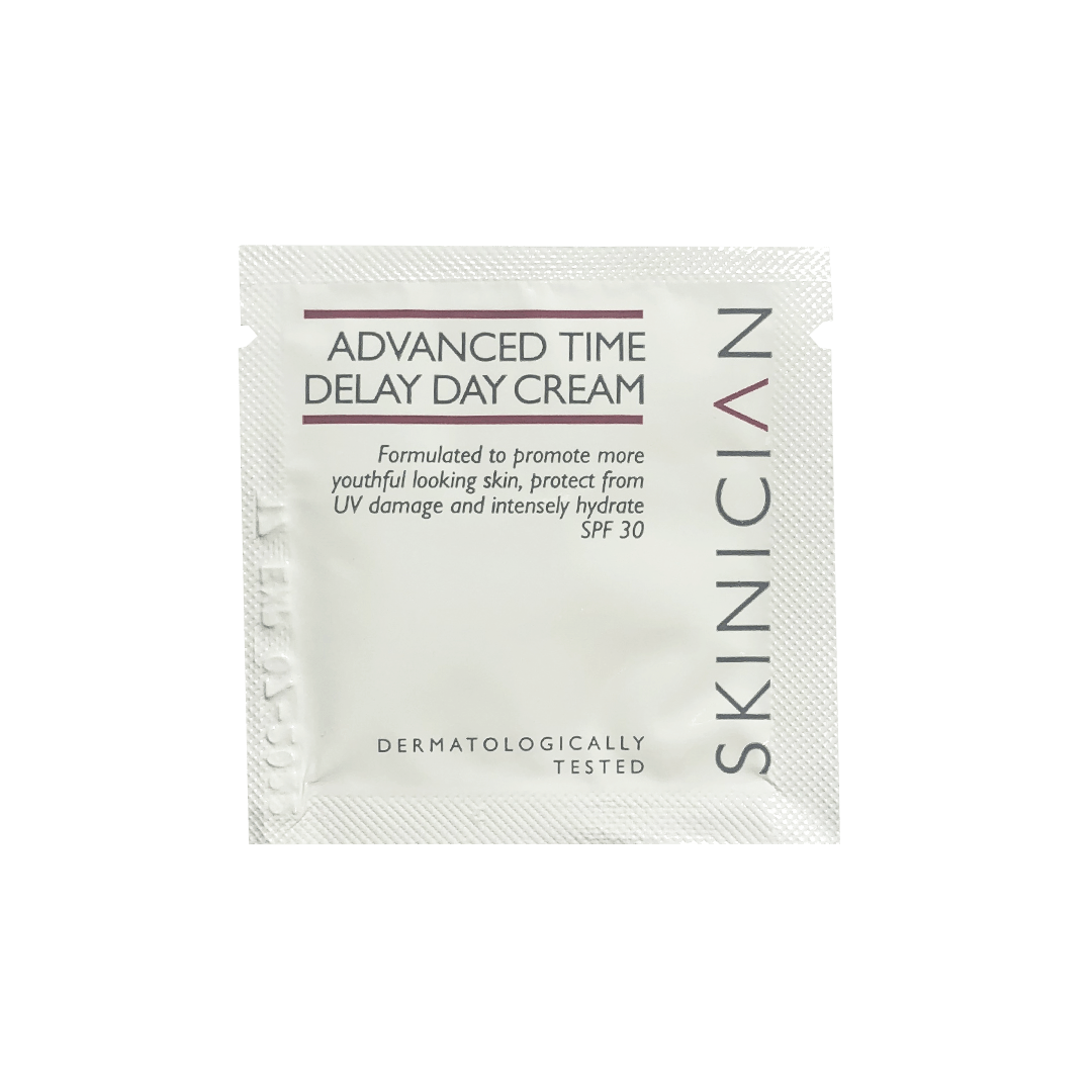 Sachet sample of spf 30 day moisturiser.