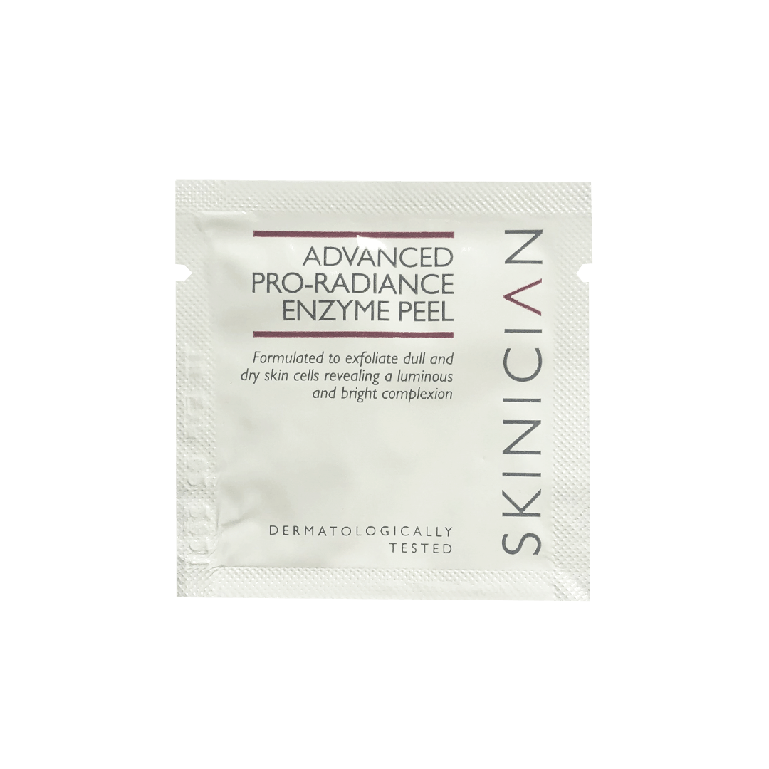 Skinician sachet of the Advanced Pro-Radiance Enzyme Peel Sachet 2ml