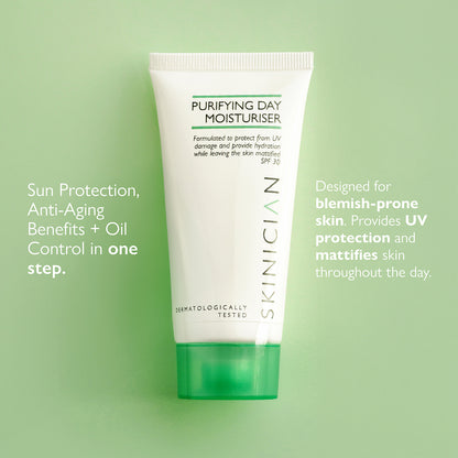 Purifying Daily Moisturiser with SPF 30 for Oily Skin