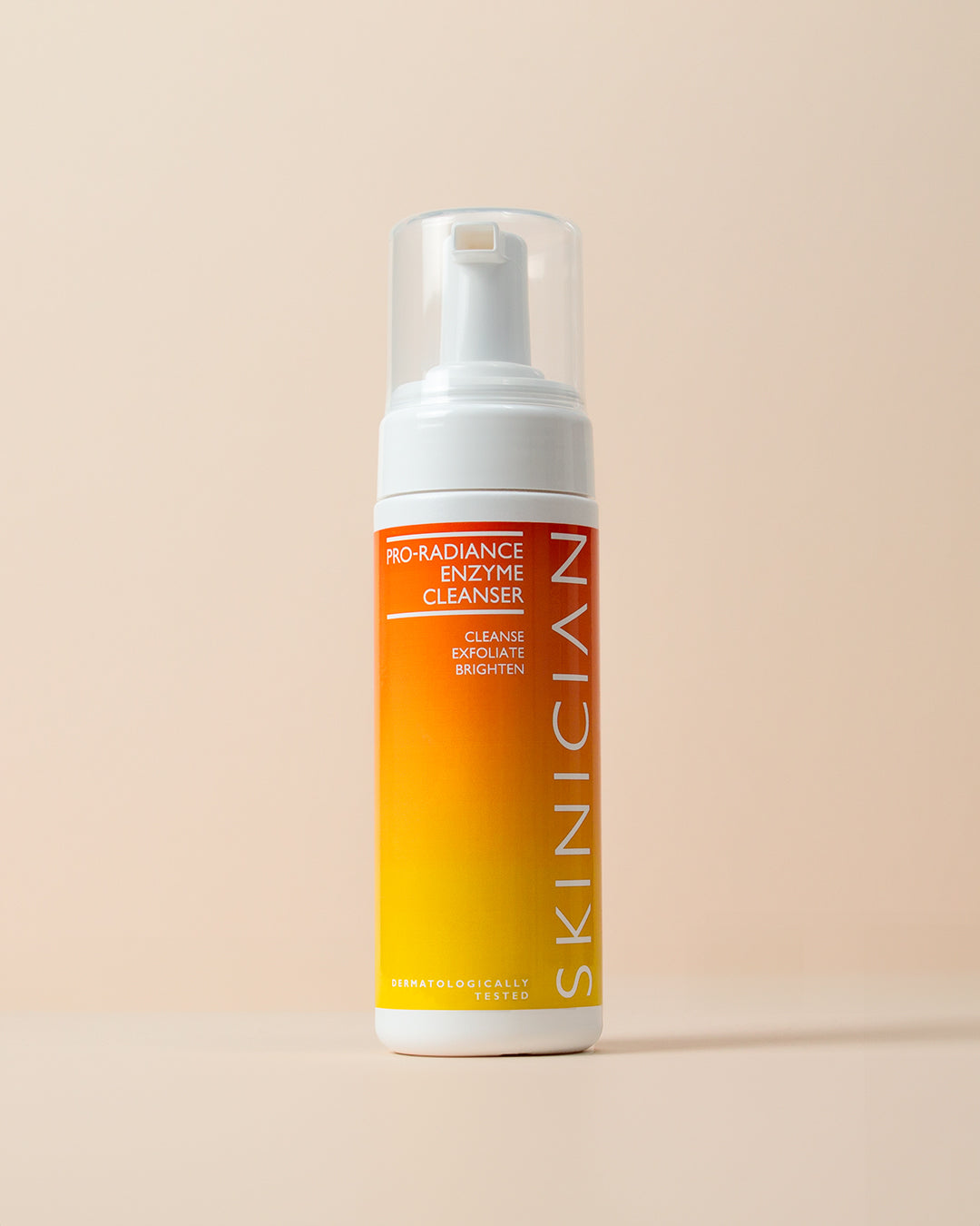 Pro-Radiance Enzyme Cleanser on beige background