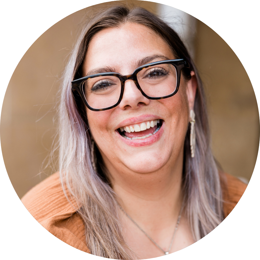 Image of woman smiling to demonstrate a realistic Skinician customer