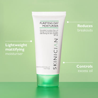 Purifying Daily Moisturiser with SPF 30 for Oily Skin