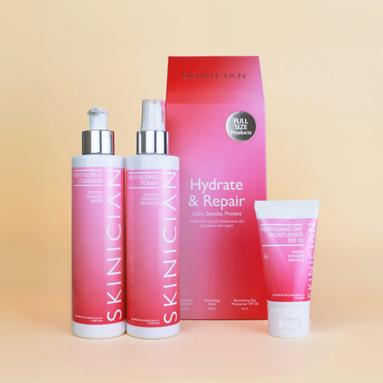 Unboxing video of the products inside the Hydrate and Repair Set
